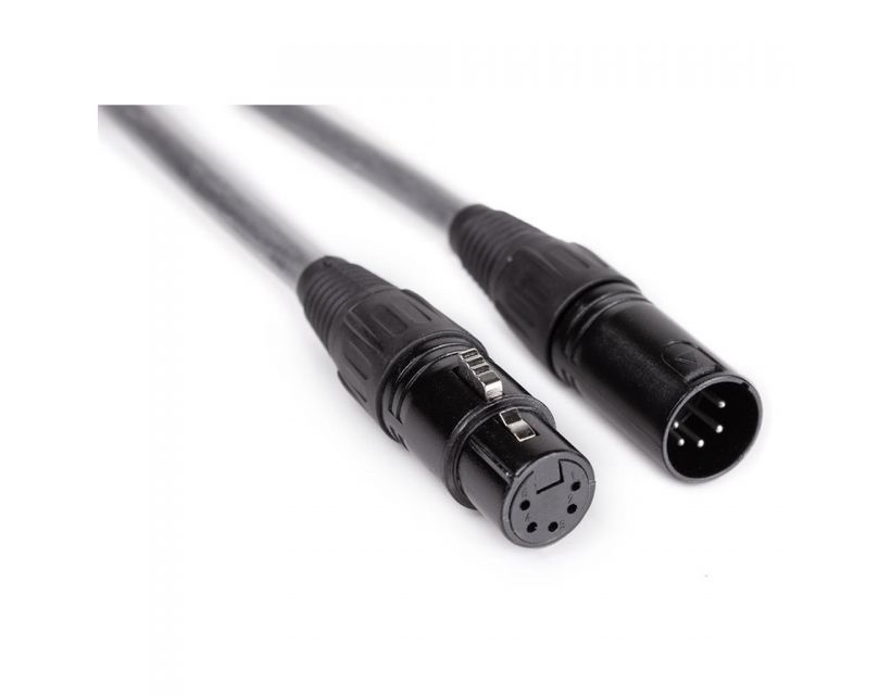 Admiral Staging 5 -pin DMX cable assembled XLR 0.5m black