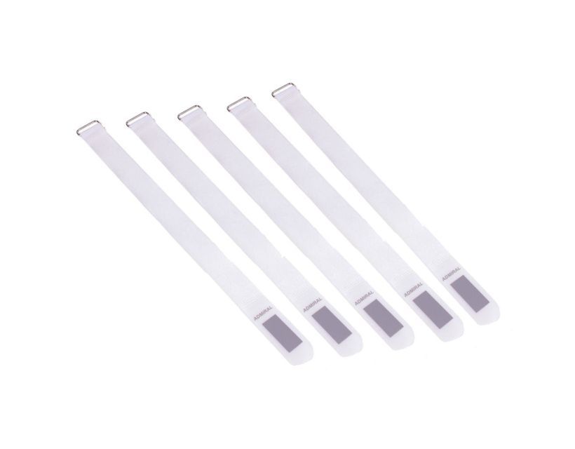 Admiral Staging Cable wrap 38cm white 5 pieces