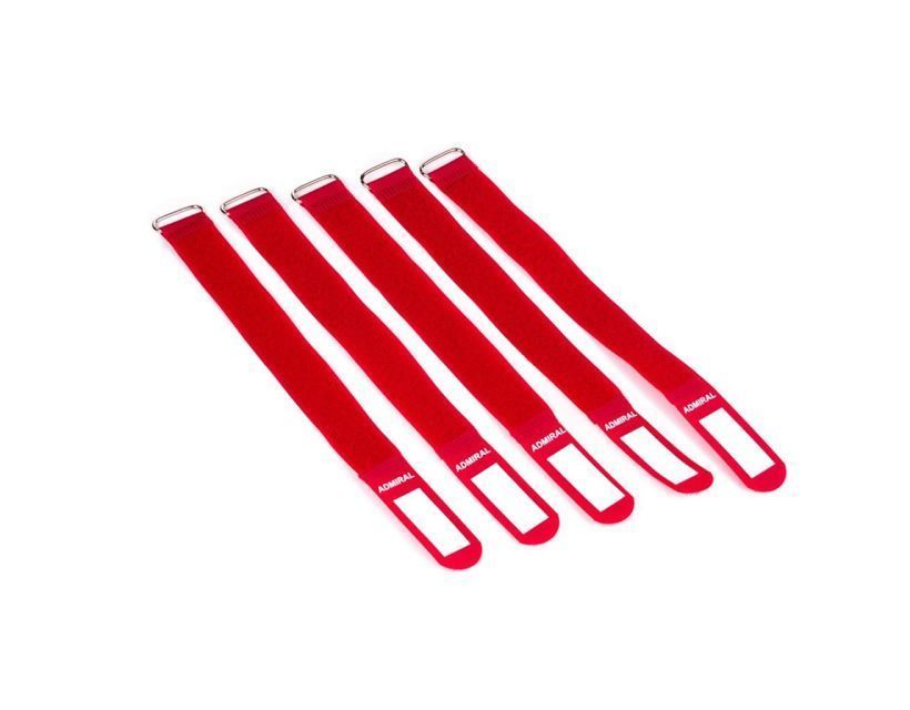 Admiral Staging Cable wrap 55cm red 5 pieces