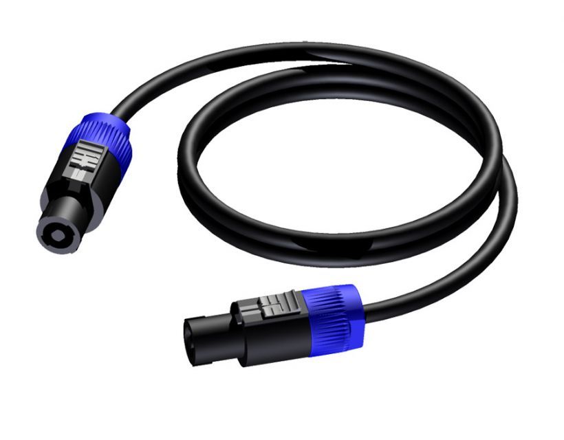 Procab Loudspeaker cable - 2-pin speaker female 10 meter