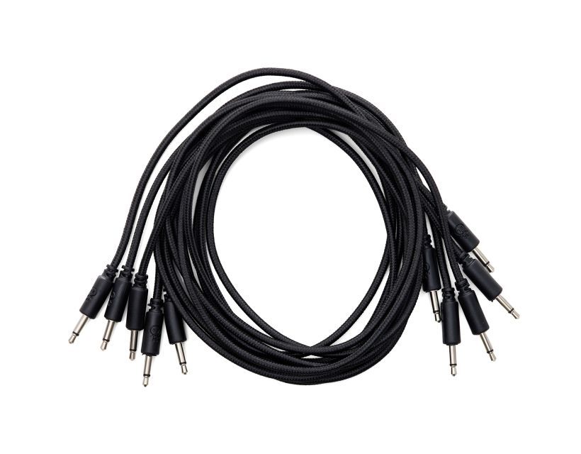 Erica Synths braided patch cables 90cm (5 pcs) black