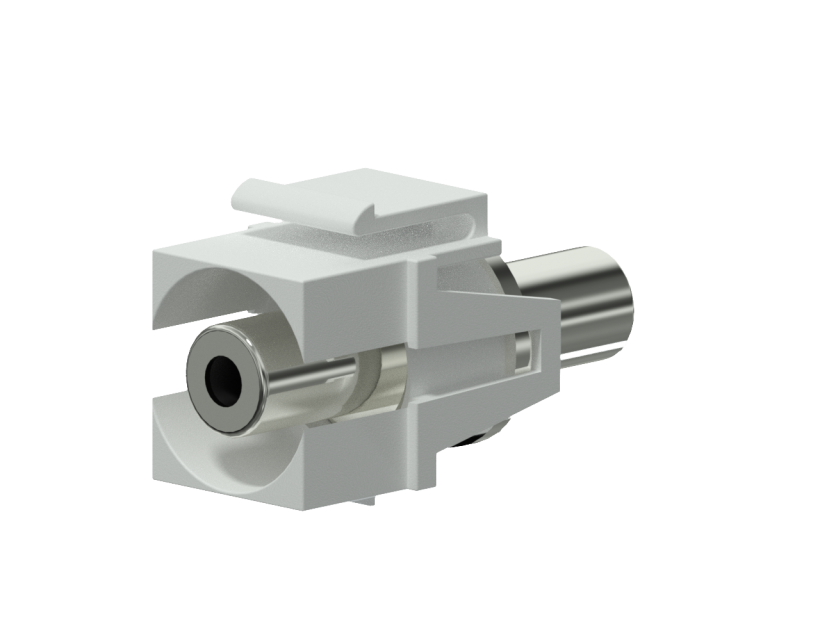 Procab Keystone adapter - 3.5 mm Jack female - 3.5 mm Jack female White