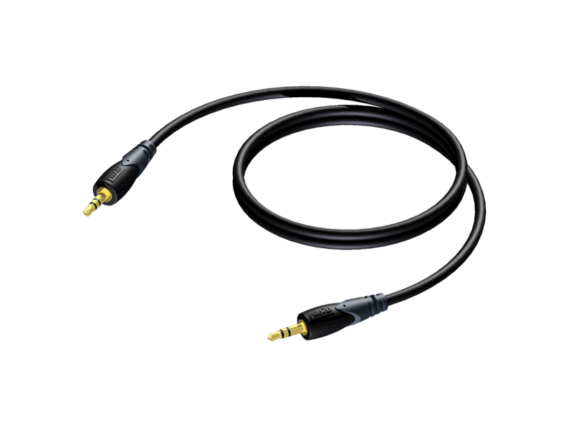 Procab 3.5 mm Jack male stereo - 3.5 mm Jack male stereo 0.75 meter