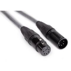 Admiral Staging 5 -pin DMX cable assembled XLR 10m black