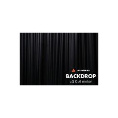 Admiral Staging Backdrop 320 g/m² 3m width x 6m H black