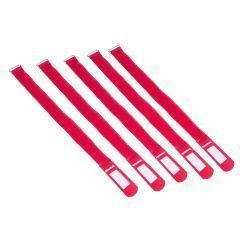 Admiral Staging Cable wrap 38cm red 5 pieces