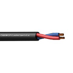 Procab Loudspeaker cable - 2 x 4 mm² - EN50399 CPR Euroclass Cca-s1b,d0,a1, 100 m 