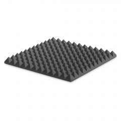 EZ Acoustics Foam Pyramidal 5 Charcoal Gray 12 tk