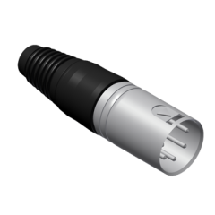 Procab Cable connector - 5-pin xlr male Connector