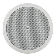RCF PL 60 - 6" twin-cone flush mounting ceiling speaker, white, 6W, 70-100V